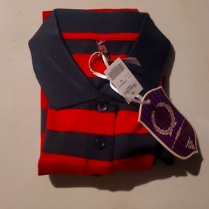 Rebel Love Black&Red Girls Polo Medium